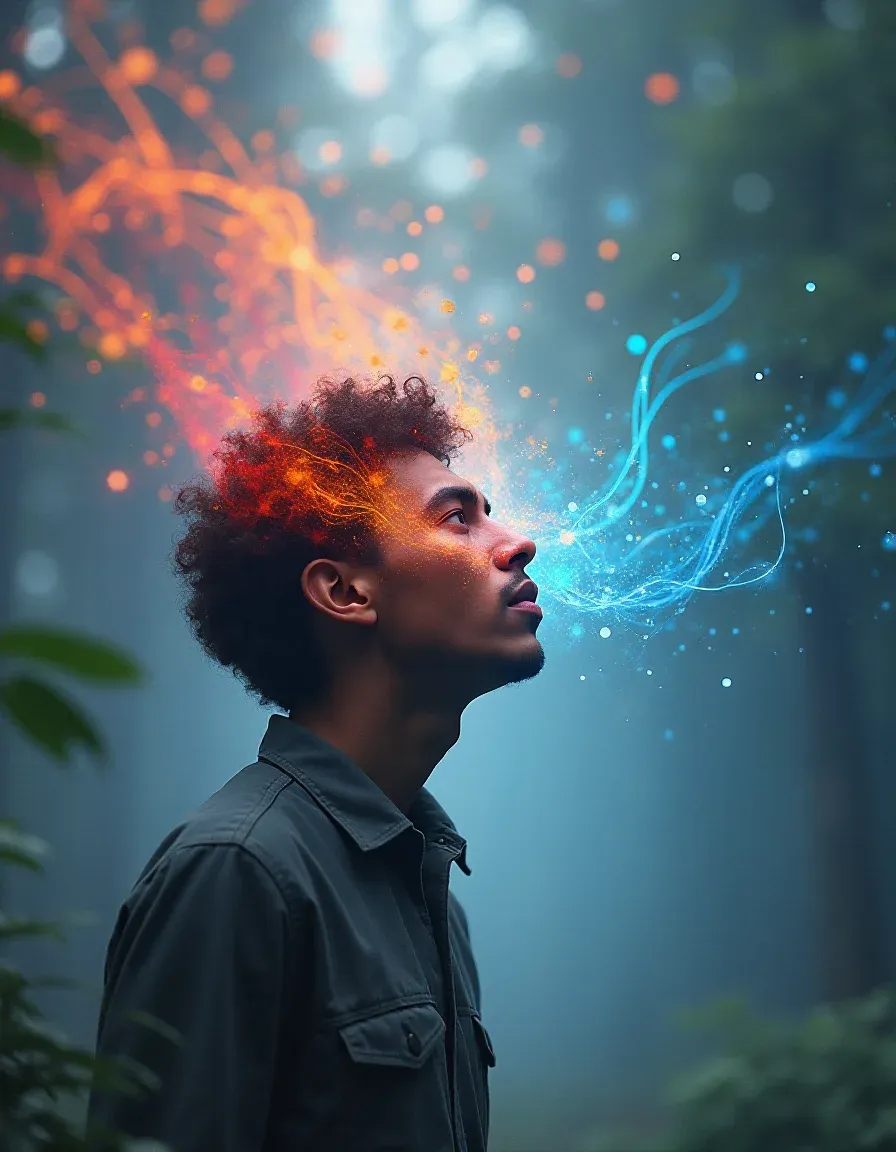 Visual representation of the challenges in listening to multiple sounds.