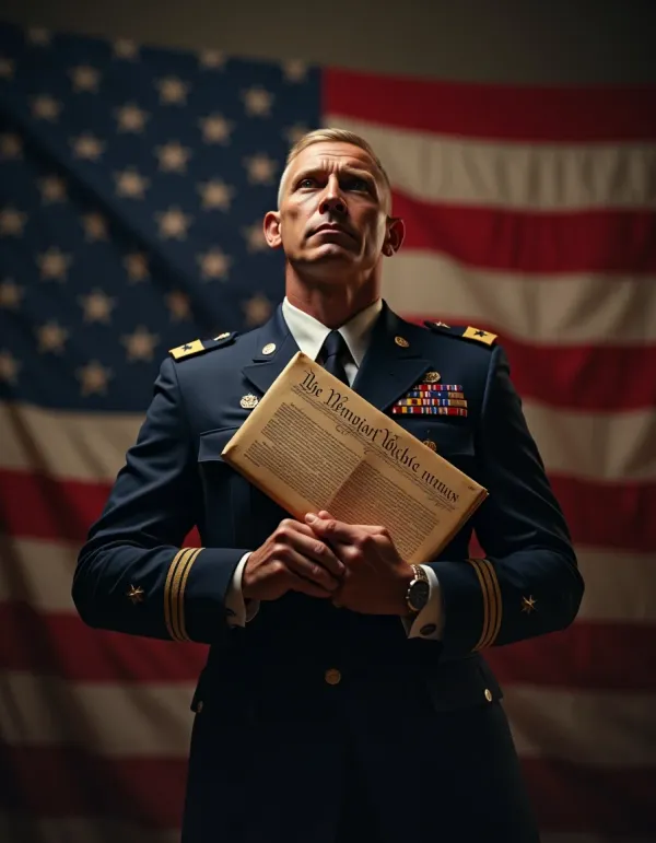Military personnel committed to upholding the Constitution.