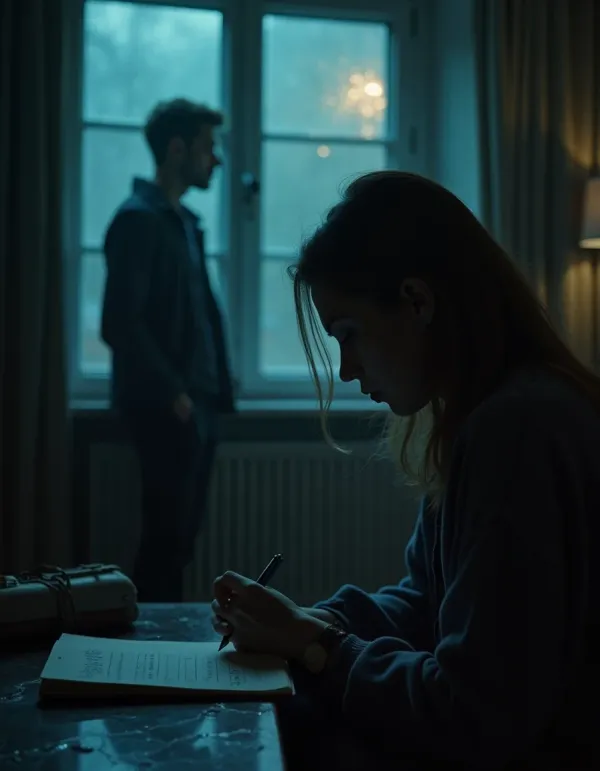 Couple in a tense, cinematic scene symbolizing betrayal and resolve.